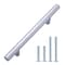 South Main Hardware Euro Bar Cabinet Handle (1/2" Diameter), 6.13" Length (3.75" Hole Center), Polished Chrome, 10PK SH890-PC-10 - alternate 1